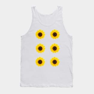 Six Sunflowers Tank Top